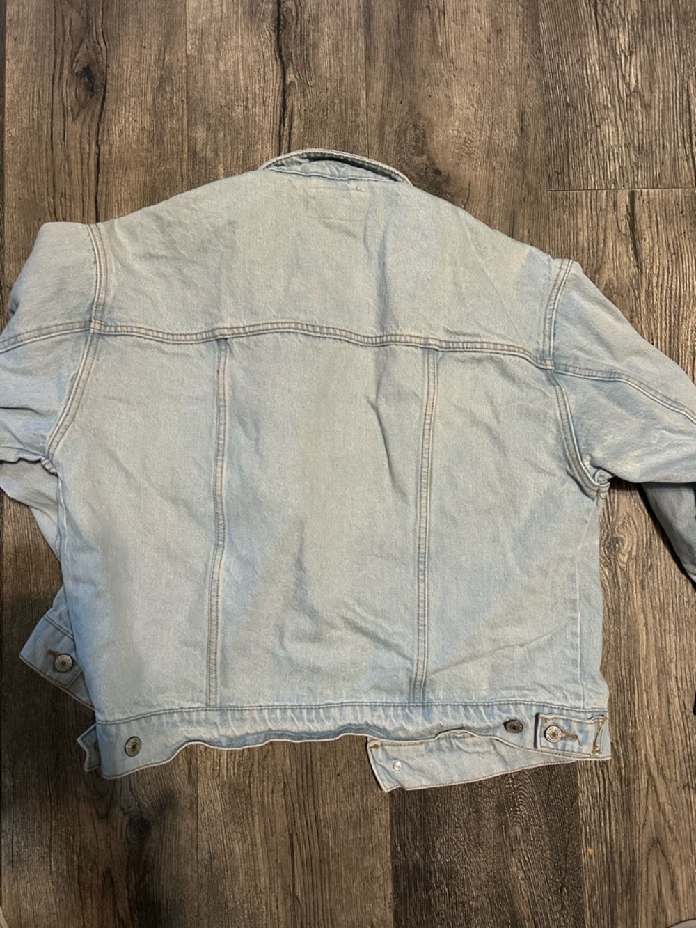 Arizona Jean Company Light Denim Trucker Jacket - Pale Blue - Picture 3 of 3